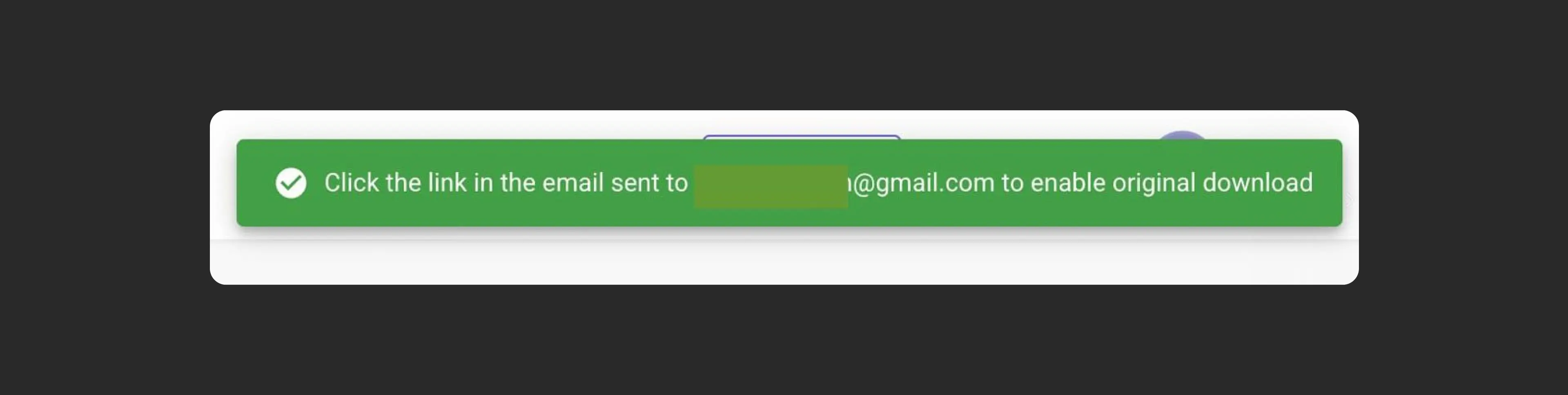 Подтверждение включения скачивания в VdoCipher